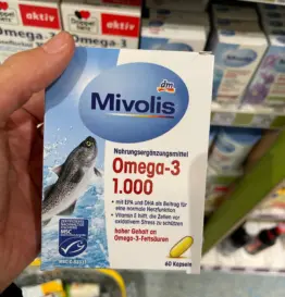 Mivolis DM Omega-3 Fischöl Kapseln